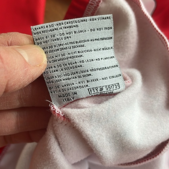 Kappa mens red long sleeve cycling jersey. Good condition, small mark. - Picture 3 of 6